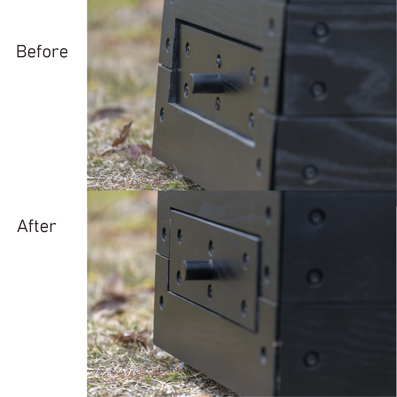 アップダウングリル ウッドフレーム交換