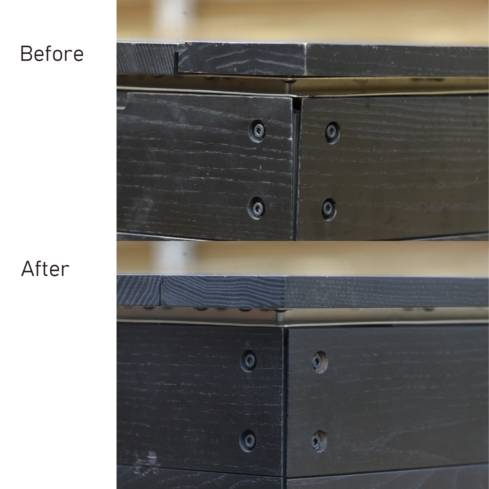 アップダウングリル ウッドフレーム交換