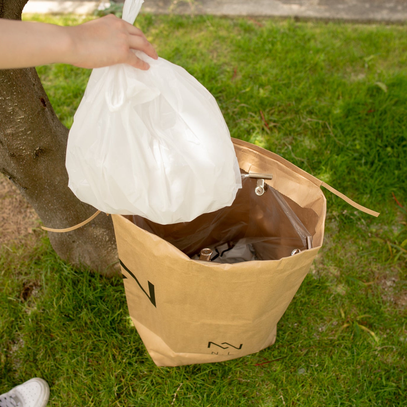 マキカミブクロ【アウトドアに頑丈な米袋を。】
