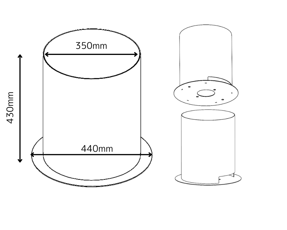 PLUST｜10号プランターカバー【3カラー】